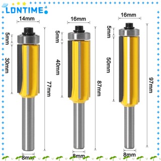 Lontime ดอกสว่านเราเตอร์ ก้าน 8 มม. 4 ใบมีด สําหรับงานไม้