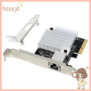 การ์ดเครือข่ายเซิร์ฟเวอร์ PCIE 10 Gigabit พอร์ตเดียว 10Giga ST7357 AQC107S PCIE X4 ติดตั้งง่าย