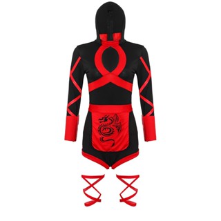 [0627] New  Animation  Cosplay Gift  Comic  Halloween S-XXL Female Samurai Clothing Japanese Naruto Clothing Uniform Ninja Clothing 1CKA