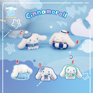 ตุ๊กตาฟิกเกอร์ อนิเมะ Kawaii Sanrio Cinnamoroll Pachacco Kuromi Hello Kitty ของเล่นสําหรับเด็ก