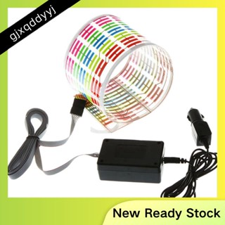 สติกเกอร์ไฟนีออน LED ขนาด 45x11 ซม. สําหรับติดกระจกหน้ารถยนต์