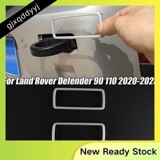 กรอบสติกเกอร์ติดตะขอพ่วงรถยนต์ แบบเปลี่ยน สําหรับ Land Rover Defender 90 110 2020-2023 2 ชิ้น