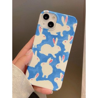 เคสโทรศัพท์มือถือแบบแข็ง กันกระแทก ลายการ์ตูนกระต่ายน่ารัก สําหรับ iPhone 15 14 13 12 11Promax X XR XS 7plus 8plus 11 12 13 14 15 pro