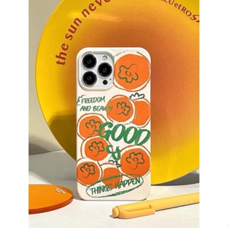 เคสโทรศัพท์มือถือแบบแข็ง กันกระแทก ลายลูกพลับน่ารัก สําหรับ iPhone 15 14 13 12 11Promax X XR XS 7plus 8plus 11 12 13 14 15 pro