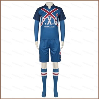 Hqy2 เสื้อยืดคอสเพลย์ แขนสั้น ลายอนิเมะ Blue Lock Jersey Rin Itoshi NO.9 สําหรับแต่งคอสเพลย์ ฮาโลวีน