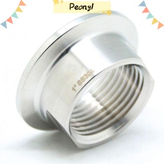 Pdony อะแดปเตอร์ข้อต่อท่อ สเตนเลส เกลียวตัวเมีย 50.5 มม. ทนทาน สีเงิน