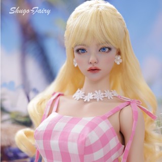 Shuga Fairy Mari 1/3 BJD ตุ๊กตาชายหาดฤดูร้อน สีชมพู พร้อมข้อต่อบอล รูปหัวใจ Forever Youll Love It ของเล่นสําหรับเด็ก