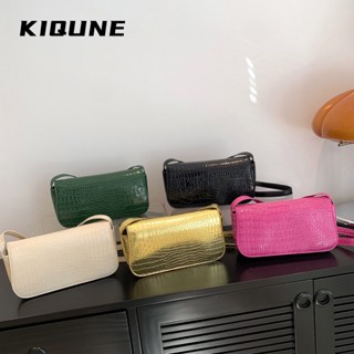 KIQUNE  กระเป๋าผู้หญิงสะพายข้าง กระเป๋าสะพาย ข้าง 2023 NEW   Trendy ins สวยงาม สบาย L91TZV3 37Z230910