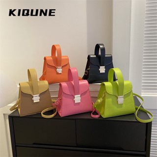 KIQUNE  กระเป๋าผู้หญิงสะพายข้าง กระเป๋าสะพาย ข้าง 2023 NEW   รุ่นใหม่ พิเศษ Trendy ทันสมัย L91T10XE 37Z230910