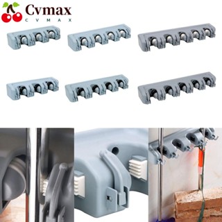 Cvmax ตะขอแขวนไม้กวาด ไม้ถูพื้น พลาสติก 3 แบบ ทนทาน อเนกประสงค์ สําหรับติดผนังห้องน้ํา ห้องครัว