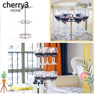 Cherry3 ชั้นวางแก้วไวน์ 12 ช่อง ติดตั้งง่าย สีบรอนซ์