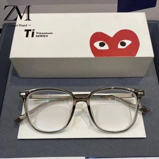 Tzhy-041 👓👓แว่นตาสายตาสั้น สีเขียวมะกอก กรอบสี่เหลี่ยม ป้องกันแสงสีฟ้า สไตล์เกาหลี สําหรับผู้ชาย และผู้หญิง