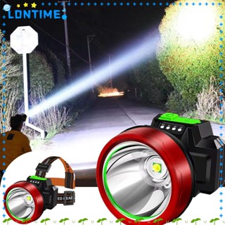 Lontime ไฟหน้า LED สปอตไลท์ พลังงานสูง กันน้ํา สว่างพิเศษ ของขวัญ ABS ชาร์จได้ สําหรับผู้หญิง