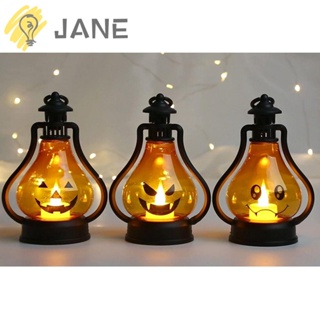 Jane โคมไฟฟักทอง LED สําหรับตกแต่งสวน ฮาโลวีน