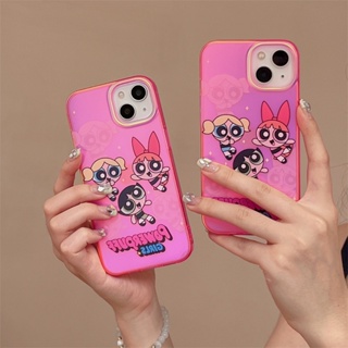 เคสโทรศัพท์มือถือ ลายการ์ตูน Powerpuff Girls สําหรับ IPhone 11 IPhone 14 13 12 Pro Max