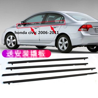 ของแท้ แถบซีลพลาสติก ติดหน้าต่างรถยนต์ สําหรับ Honda civic fd 2006-2011