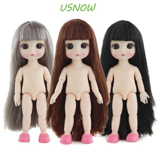 Usnow BJD ตุ๊กตาเจ้าหญิง 3D 16 ซม. 1/12