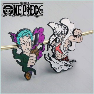 เครื่องประดับ เข็มกลัด รูปการ์ตูนอนิเมะ One Piece Nika Luffy Zoro Sun God Gear Fifth