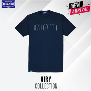 S-5XL เสื้อยืด AQUANINE- รุ่น AIRY เสื้อยืด มินิมอล ลิขสิทธิ์แท้