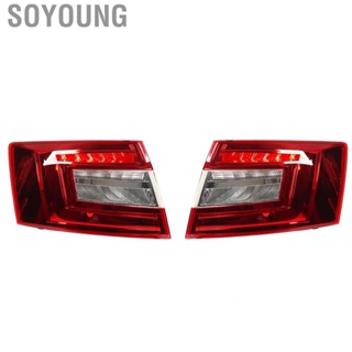 Soyoung Car Tail Light Assembly  Bright Rear Brake Lamps Replacement for Skoda Octavia 5E Facelift 2017‑2019 Liftback