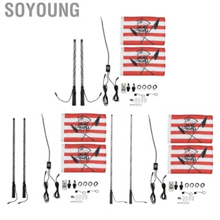 Soyoung Chasing Whip Light  360° Lighting  IP67  APP Control 12 To 24V 300 Patterns for ATV Boat