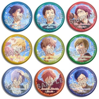 ฟรีเข็มกลัดวันเกิด เข็มกลัด Pins อะนิเมะ Rin Matsuoka Tachibana Makoto เข็มกลัดสําหรับผู้หญิง Sosuke Yamazaki โลหะ Accesorios