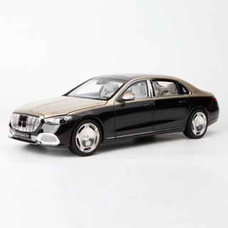 โมเดลรถยนต์ Norev 1: 18 Mercedes-Benz McBach S680 2021 McBach S-Class แบบโลหะผสม