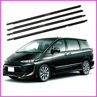 ยางกันรอยประตู หน้าต่าง ด้านนอก คุณภาพดี สําหรับ Toyota Estima 2.4 3.5 ACR50 GSR50