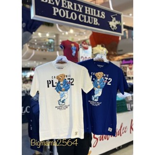 New!! T-shirt Beverly Hills Polo Club เสื้อยืดคอกลมแขนสั้นของแท้100% แขนสั้นพิมพ์พรีเมี่ยมเหมาะสำหรับผู้ชายและผู้หญิง