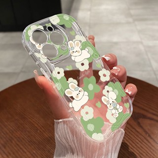 หุ้นไทย✅เคสที่เข้ากันได้กับขอบโค้งหยัก for iPhone 11 14 13 12 Pro Max XR 7 8 Plus XS Max การ์ตูนทาสีฝาครอบโทรศัพท์นุ่ม