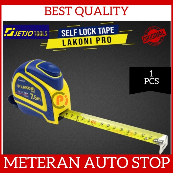JETJO TOOLS Auto Stop Self Lock 3M 5M 7.5M เครื่องมือวัด