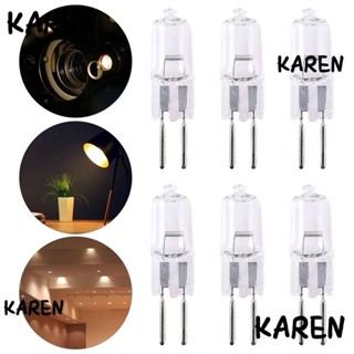 Karen ไฟ LED G6.35 G5.35 DC12V 24V 5 ชิ้น|หลอดไฟฮาโลเจน 20W 35W 50W แบบเปลี่ยน สําหรับตกแต่งบ้าน