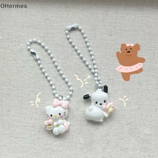 SANRIO [OHermes] พวงกุญแจเรซิ่น จี้การ์ตูนอนิเมะ Hello Kitty Cinnamon Dog Kuromi Melody น่ารัก สําหรับตกแต่งกระเป๋า [TH]