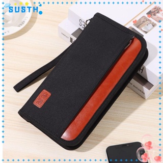 Susth ที่ใส่หนังสือเดินทาง กันน้ํา RFID Blocker ID Card Holder