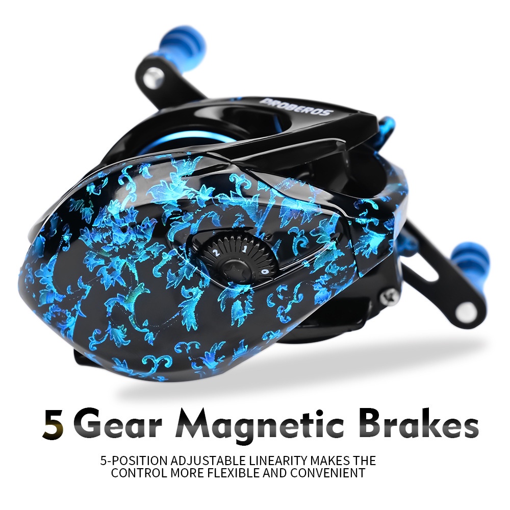 Proberos รอกหยดน้ํา รอกตกปลา 7.2:1 คอยล์โลหะ ความเร็วสูง 8 กก. ระบบเบรกแม่เหล็ก - รูปที่ 6