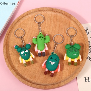 [OHermes] พวงกุญแจ จี้การ์ตูนต้นกระบองเพชรน่ารัก แฮนด์เมด DIY สําหรับห้อยกระเป๋า เครื่องประดับ กุญแจรถยนต์ [TH]