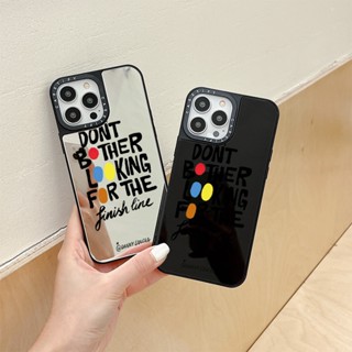 Casetify เคสโทรศัพท์มือถือแบบนิ่ม กันกระแทก ลายตัวอักษรบล็อกสี แฟชั่น สําหรับ iPhone 11 14 Pro Max 12 13 Mini Case X XR XS Max SE 2020 6 7 8 Plus