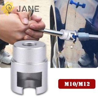 Jane ชุดเครื่องมือซ่อมแซม ค้อนดึงรอยบุบรถยนต์ อลูมิเนียมอัลลอย สีเงิน M10 M12