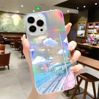 เคสโทรศัพท์มือถือ แบบใส ลายเลเซอร์ออโรร่า Diy สําหรับ Tecno Camon 20 Pro 5G Spark 10C Spark 10 4G Spark Go 2023 Pop 7 Pro Pova Neo Pova Neo 2