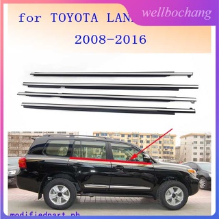 แถบซีลพลาสติก ติดหน้าต่างรถยนต์ สําหรับ TOYOTA LAND CRUISER 2008 2009 2010 2011 2012 2013 2014 2015 2016