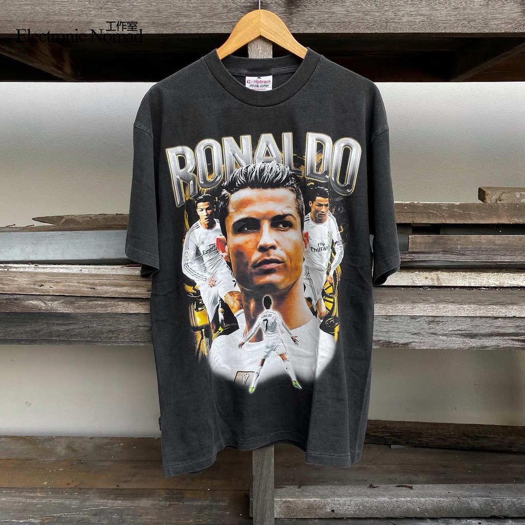 โรนัลโด เฮฟวี่เวท พรีเมียม เซนส์ ทำเสื้อยืดแขนสั้นเก่า