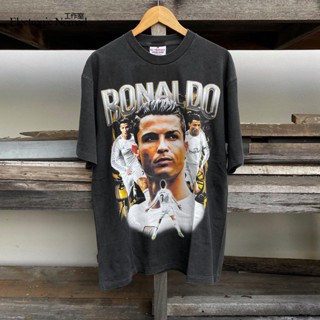 โรนัลโด เฮฟวี่เวท พรีเมียม เซนส์ ทำเสื้อยืดแขนสั้นเก่า