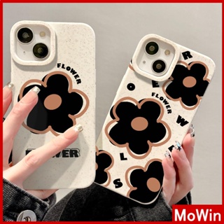 Mowin - เข้ากันได้สำหรับ เคสไอโฟน เคสไอโฟน11 เคส iphone 11 กรณีเป็นมิตรกับสิ่งแวดล้อมสีขาวกรณีนุ่มปกป้องกล้องป้องกันการกันกระแทกที่เรียบง่ายดอกไม้สีดำเข้ากันได้กับ iPhone 13 PRO MAX 12 PRO MAX 11 XR XS 7 8