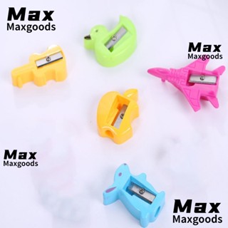 Maxg กบเหลาดินสอ แมนนวล ขนาดเล็ก 50 ชิ้น สุ่มสี 50 ชิ้น สําหรับสํานักงาน