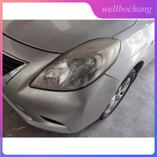 ฝาครอบเลนส์ไฟหน้า แบบใส กันชนหน้า สําหรับ Nissan ALMERA 2011 2012 2013