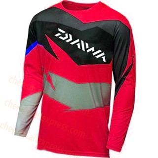 Daiwa ใหม่ เสื้อโค้ทแขนยาว กันแดด ป้องกันรังสียูวี ระบายอากาศ แห้งเร็ว ไซซ์ XS-5XL สําหรับตกปลา