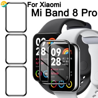 ฟิล์มไฮโดรเจลกันรอยหน้าจอ แบบใส 20D PMMA HD ยืดหยุ่น สําหรับ Xiaomi Band 8 Pro 7 Pro 1 ชิ้น 3 ชิ้น