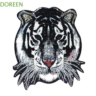 แผ่นรีดติดเสื้อ DOREEN ขนาดใหญ่|เสื้อกันหนาว ปักเลื่อม สําหรับเย็บปักถักร้อย