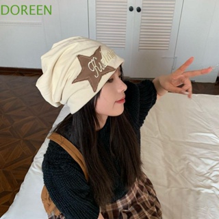 Doreen หมวกบีนนี่ ลายดาวน่ารัก สไตล์เกาหลี เหมาะกับฤดูใบไม้ร่วง และฤดูหนาว สําหรับเด็กผู้หญิง Y2k