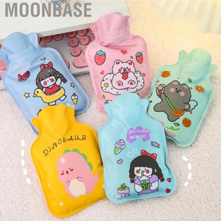 Moonbase Hot Water Bottle Cute Cartoon Thickened Multifunctional PVC Bag for Winter  Relief